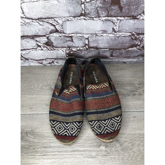 PATARA Chiang Mai Seeker MultiColor Fabric Slip On Loafers Sneakers Men 41EU/8M - Picture 16 of 16